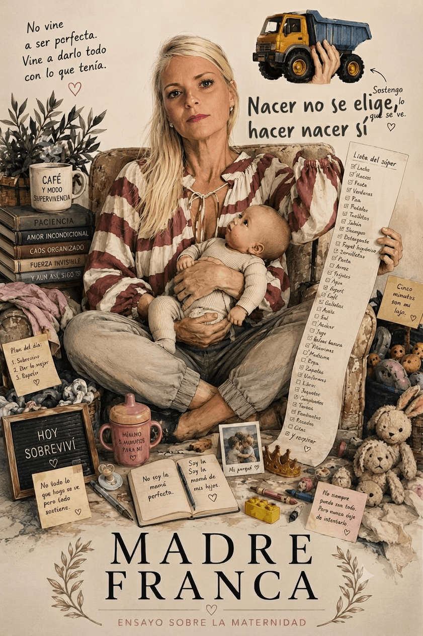 Portada de Madre Franca, ensayo sobre a maternidad.