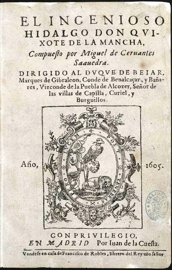 Portada de El quijote 2